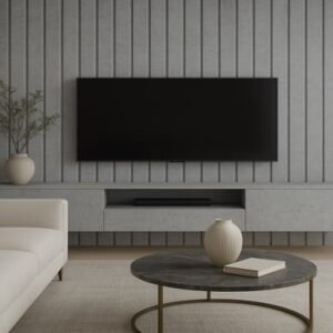 grey wall panels
