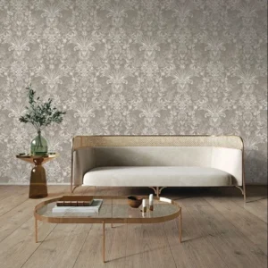 Damask Floral Wallpaper