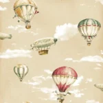 Hot Air Balloon & Airship Kids Wallpaper 1