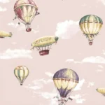 Hot Air Balloon & Airship Kids Wallpaper 3