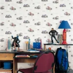 Race Car & Checkered Flag Pattern
